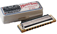 Hohner Marine Band Harp in key of "A".