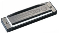 Hohner Silver Star Harmonica in key of "A"