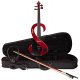 Stagg 3/4 Metallic Red Electric Violin Outfit