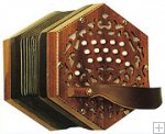 Stagi 30 Key Anglo Concertina Mahogany Ends