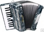 Serenelli 48 Bass Piano Accordion -Perloid Grey