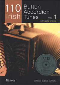 110 Irish Button Accordion Tunes Vol 1. CD Edition